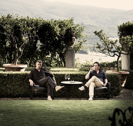 Steve Coogan, Rob Brydon - The Trip - Italy - Van de set
