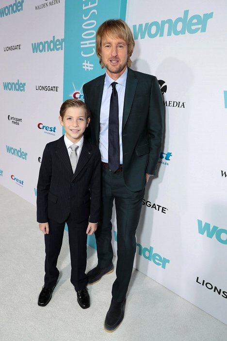 The World Premiere in Los Angeles on November 14th, 2017 - Jacob Tremblay, Owen Wilson - Wonder - Events