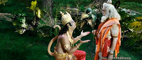 Vindu Dara Singh, Akkineni Nageshwara Rao - Sri Rama Rajyam - Filmfotos