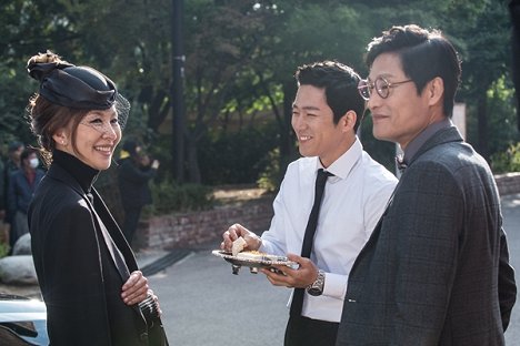 Mi-sook Lee, Hyeok Jang, Jeong-hak Park - Donkkot - Del rodaje