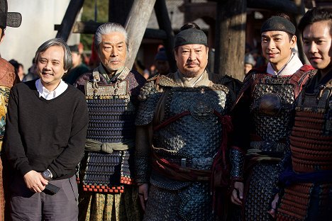 Gordon Chan, Yasuaki Kurata, Sammo Hung, Vincent Zhao - A háború istene - Forgatási fotók