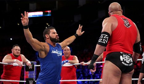 Joe Seanoa, Robert Roode Jr., Kurt Angle - WWE Survivor Series - Photos