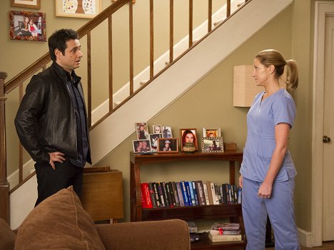 Adam Ferrara, Edie Falco - Nurse Jackie - Sidecars and Spermicide - Photos