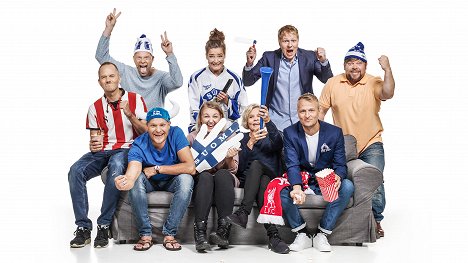 Tommy Lindgren, Ville Myllyrinne, Kalle Palander, Pilvi Hämäläinen, Jenni Poikelus, Paula Noronen, Aki Riihilahti, Riku Riihilahti, Mikko Töyssy - Det vilda kortet - Promokuvat