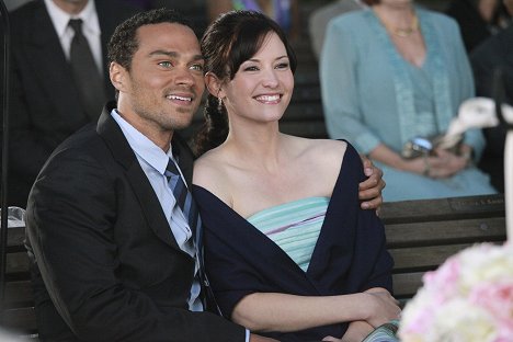 Jesse Williams, Chyler Leigh - Grey's Anatomy - White Wedding - Photos