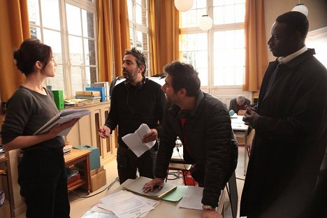 Charlotte Gainsbourg, Eric Toledano, Olivier Nakache, Omar Sy - Samba - Forgatási fotók