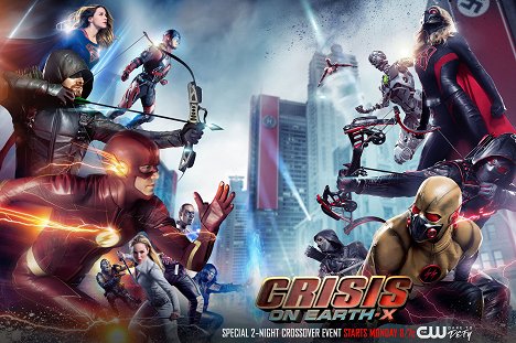 Stephen Amell, Melissa Benoist, Grant Gustin, Caity Lotz - Supergirl - Crisis en Tierra X, parte 1 - Promoción