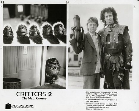 Scott Grimes, Terrence Mann - Critters 2 - Lobby Cards