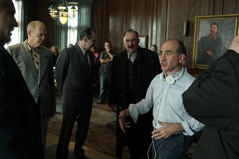 Steve Buscemi, Paul Whitehouse, Dermot Crowley, Armando Iannucci - La Mort de Staline - Tournage