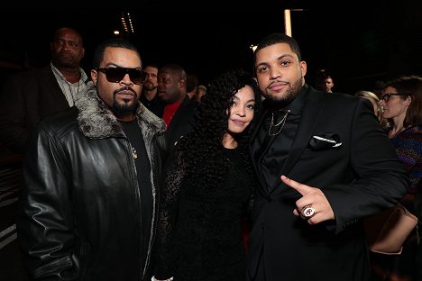 Los Angeles Premiere of DEN OF THIEVES at Regal Cinemas LA LIVE on Wednesday, January 17, 2018 - Ice Cube, O'Shea Jackson Jr. - Criminal Squad - Veranstaltungen
