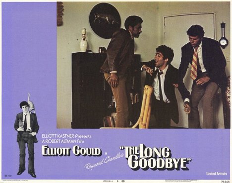 Jerry Jones, Elliott Gould - The Long Goodbye - Cartões lobby
