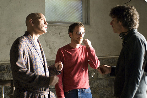 John Malkovich, Ethan Coen, Joel Coen - Burn after reading - Wer verbrennt sich hier die Finger? - Dreharbeiten