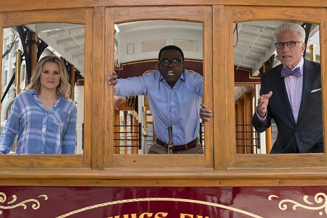 Kristen Bell, William Jackson Harper, Ted Danson - The Good Place - Le Dilemme du tramway - Film