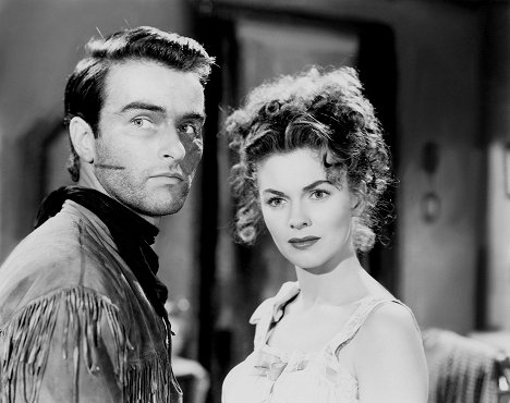 Montgomery Clift, Joanne Dru - Rzeka czerwona - Z filmu