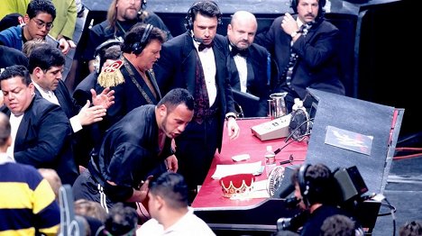 Jerry Lawler, Dwayne Johnson, Michael Coulthard - WWE Royal Rumble - Photos