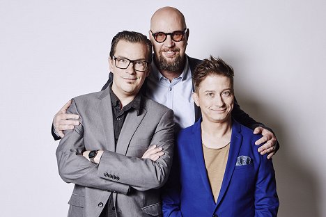 André Wickström, Juha Vuorinen, Tomi Kolistaja - Hyvät ja huonot uutiset - Promóció fotók
