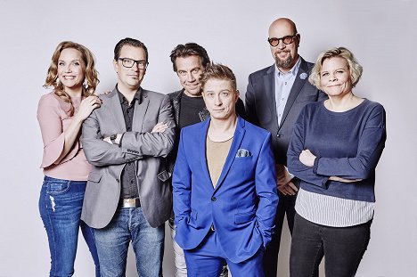 Niina Lahtinen, André Wickström, Mikko Kuustonen, Kari Ketonen, Juha Vuorinen, Paula Noronen - Hyvät ja huonot uutiset - Promóció fotók