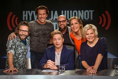 Ilari Johansson, Mikko Kuustonen, Kari Ketonen, Juha Vuorinen, Niina Lahtinen, Paula Noronen - Hyvät ja huonot uutiset - Promóció fotók