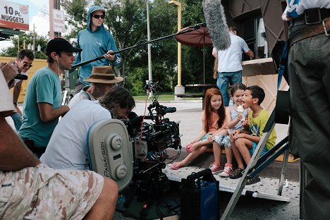 Valeria Cotto, Brooklynn Prince, Christopher Rivera - The Florida Project - Making of