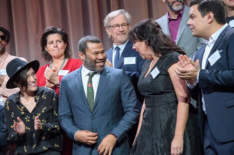 The Oscar Nominee Luncheon held at the Beverly Hilton, Monday, February 5, 2018 - Jordan Peele, Steven Spielberg - The 90th Annual Academy Awards - Eventos
