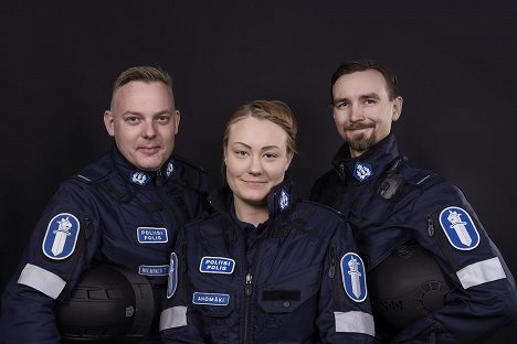 Timo Nieminen, Jenni Ahomäki, Sampsa Aukio - Poliisit - Werbefoto