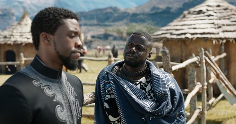Chadwick Boseman, Daniel Kaluuya - Black Panther - Filmfotos