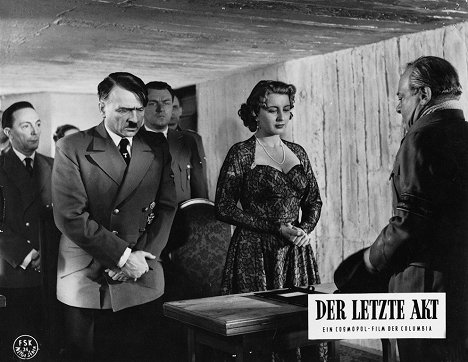 Willy Krause, Albin Skoda, Lotte Tobisch - La Fin d’Hitler - Cartes de lobby