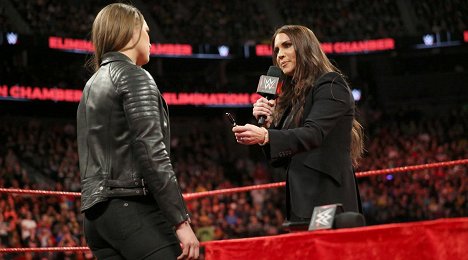 Ronda Rousey, Stephanie McMahon - WWE Elimination Chamber - Photos