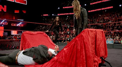 Stephanie McMahon, Ronda Rousey - WWE Elimination Chamber - Photos