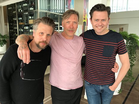 Filip Hammar, Mikael Persbrandt, Fredrik Wikingsson - Tårtgeneralen - Tournage