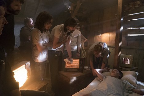 Winona Ryder, Matt Duffer, Noah Schnapp - Stranger Things - Season 2 - Dreharbeiten