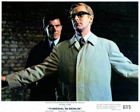 Paul Hubschmid, Michael Caine - Funeral in Berlin - Lobby Cards