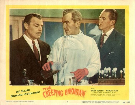 Brian Donlevy, David King-Wood, Jack Warner - The Quatermass Xperiment - Lobby karty