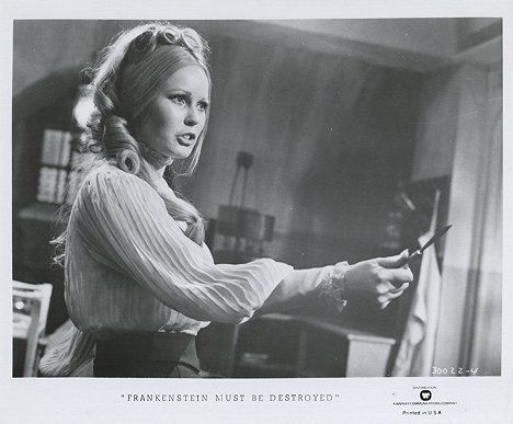 Veronica Carlson - De vernietiging van Frankenstein - Lobbykaarten
