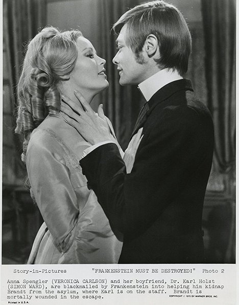 Veronica Carlson, Simon Ward - Frankenstein Must Be Destroyed - Lobby Cards