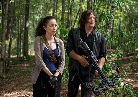Christian Serratos, Norman Reedus - The Walking Dead - Dead or Alive Or - Photos