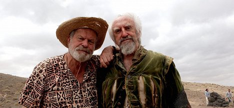 Terry Gilliam, Jonathan Pryce - L'Homme qui tua Don Quichotte - Tournage