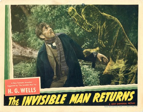 Alan Napier - The Invisible Man Returns - Lobbykarten