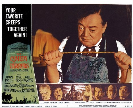 Peter Lorre - The Comedy of Terrors - Mainoskuvat