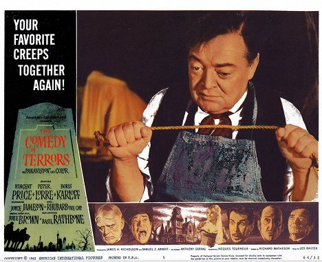 Peter Lorre - The Comedy of Terrors - Lobbykaarten