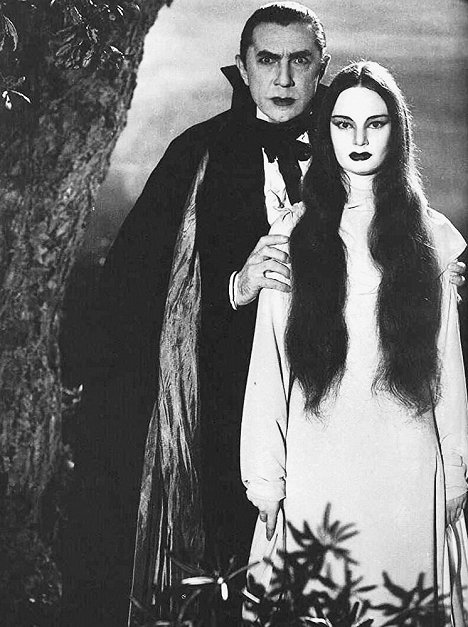 Bela Lugosi, Carroll Borland - Das Zeichen des Vampirs - Werbefoto