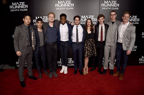 Ki-hong Lee, Dexter Darden, Dylan O'Brien, Kaya Scodelario, Thomas Brodie-Sangster, Will Poulter - Maze Runner: The Death Cure - Events