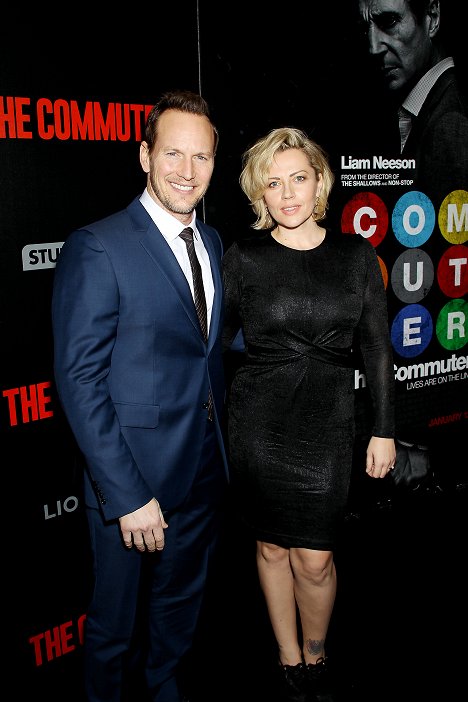 New York Premiere of LionsGate New Film "The Commuter" at AMC Lowes Lincoln Square on January 8, 2018 - Patrick Wilson, Dagmara Dominczyk - Pasażer - Z imprez