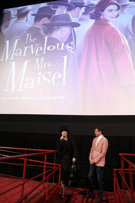 "The Marvelous Mrs. Maisel" Premiere at Village East Cinema in New York on November 13, 2017 - Amy Sherman-Palladino, Daniel Palladino - La Fabuleuse Mme Maisel - Événements