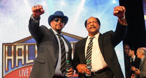 Charles Wright, Ron Simmons - WWE Hall of Fame 2018 - Del rodaje