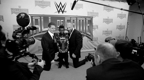 Vince McMahon, Paul Levesque - WWE Hall of Fame 2018 - Dreharbeiten