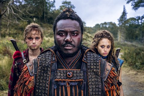 Dean-Charles Chapman, Babou Ceesay, Ella-Rae Smith - Into the Badlands - Le Phénix - Promo