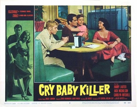 Brett Halsey, Carolyn Mitchell - Cry Baby Killer - Cartes de lobby