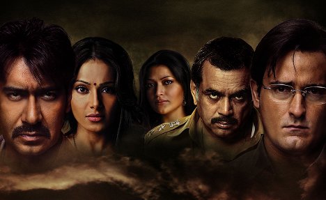 Ajay Devgan, Bipasha Basu, Reema Sen, Paresh Rawal, Akash Khurana - Aakrosh - Im Sumpf der Korruption - Werbefoto