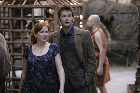Catherine Tate, David Tennant - Doctor Who - The Fires of Pompeii - Photos